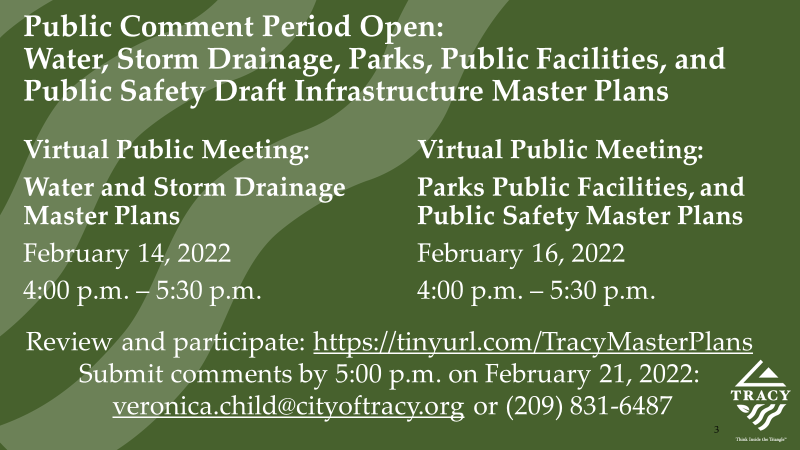 Image Virtual Public Meeting Graphic - Water, Storm, Drainage, etc. Master Plans