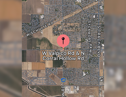 Corral Hollow Traffic Signal installation graphic