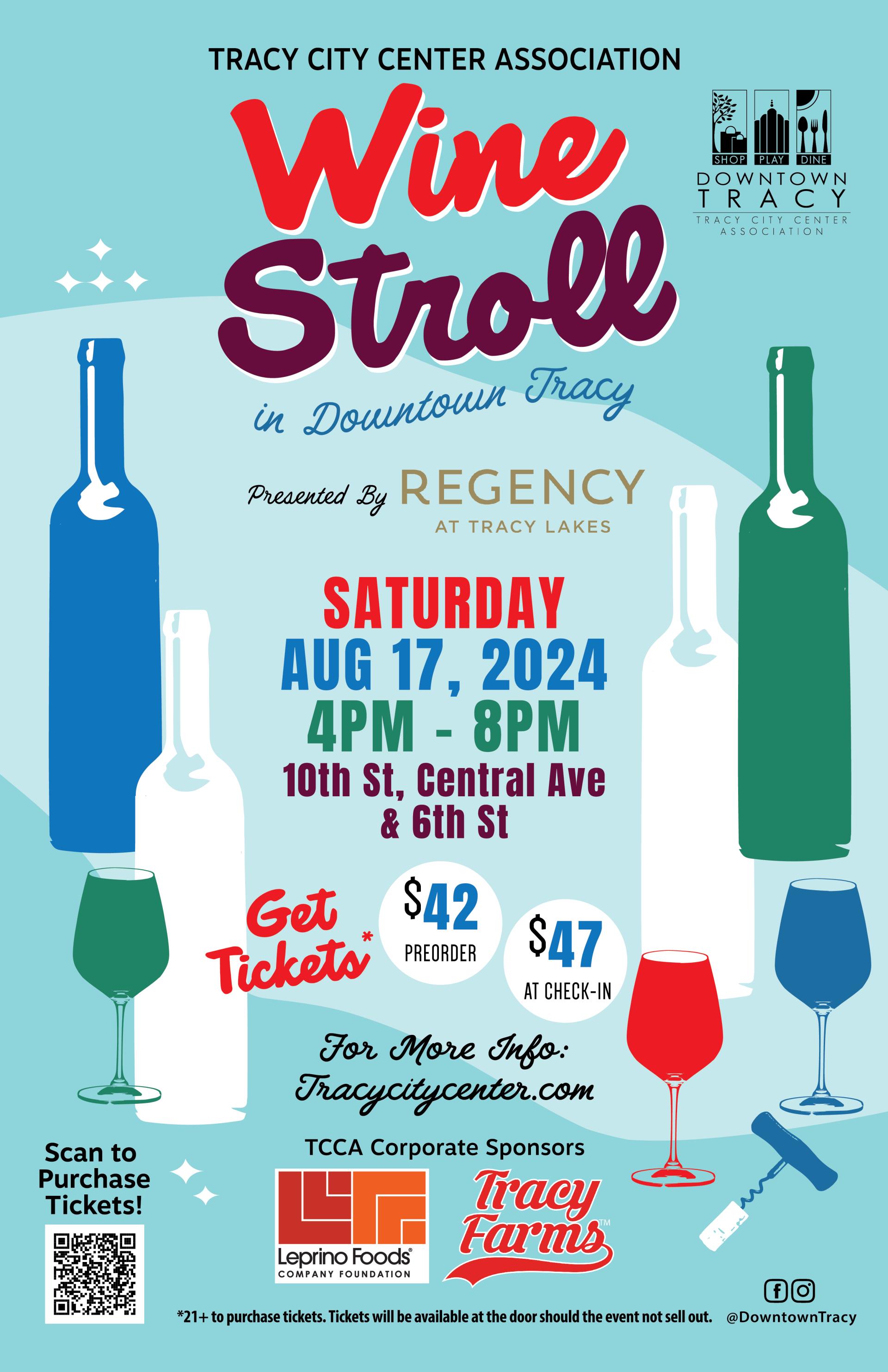 Wine Stroll Event Flyer 