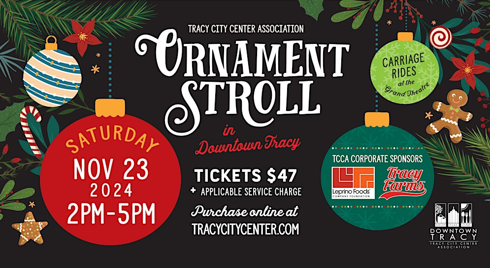 ornament stroll event flyer